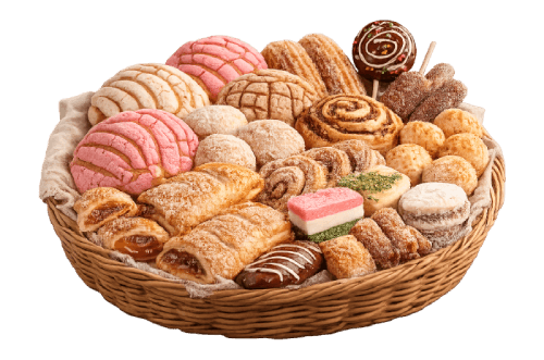 Panier de desserts sains